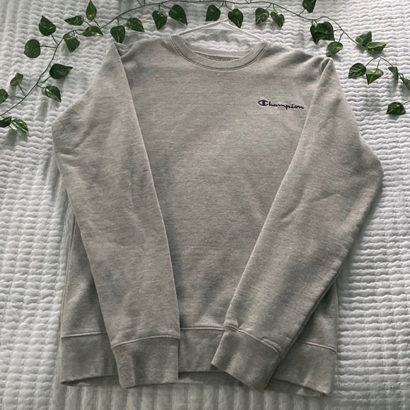 Champion Sweaters - Women’s Grey Champion Crewneck